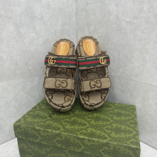 Replica Gucci Slippers For Women #1211376 $88.00 USD for Wholesale