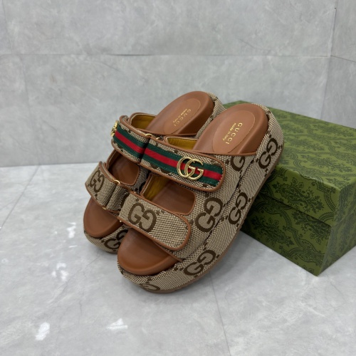 Wholesale Gucci Slippers For Women #1211383 $88.00 USD, Wholesale Quality Replica Gucci Slippers