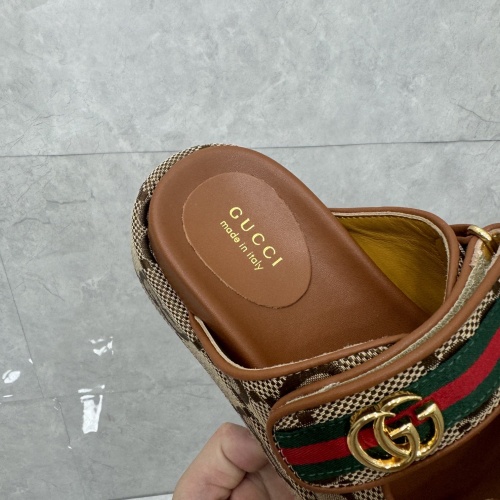 Replica Gucci Slippers For Women #1211383 $88.00 USD for Wholesale