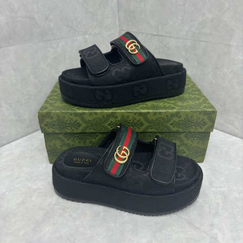 Replica Gucci Slippers For Women #1211384 $88.00 USD for Wholesale