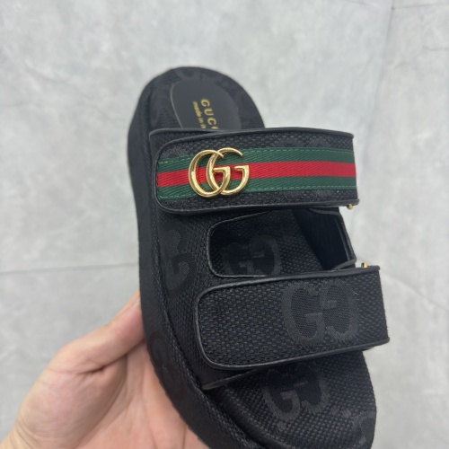 Replica Gucci Slippers For Women #1211384 $88.00 USD for Wholesale