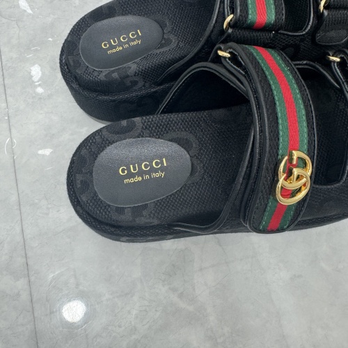 Replica Gucci Slippers For Women #1211384 $88.00 USD for Wholesale