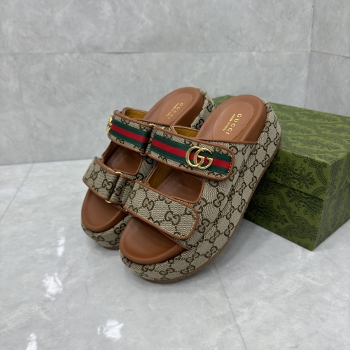 Wholesale Gucci Slippers For Women #1211385 $88.00 USD, Wholesale Quality Replica Gucci Slippers