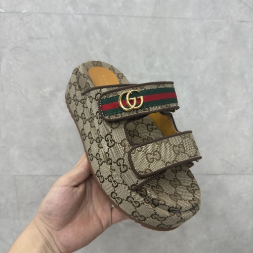 Replica Gucci Slippers For Women #1211386 $88.00 USD for Wholesale