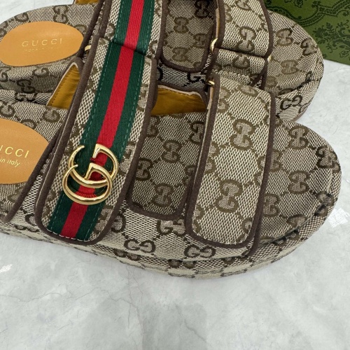 Replica Gucci Slippers For Women #1211386 $88.00 USD for Wholesale