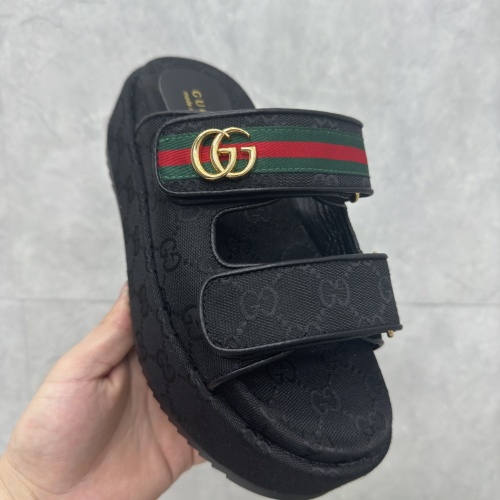 Replica Gucci Slippers For Women #1211387 $88.00 USD for Wholesale