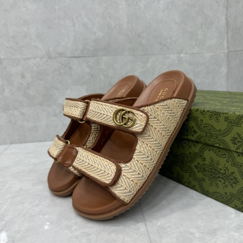 Replica Gucci Slippers For Women #1211399 $88.00 USD for Wholesale