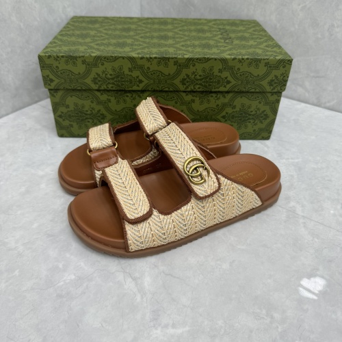 Replica Gucci Slippers For Women #1211399 $88.00 USD for Wholesale