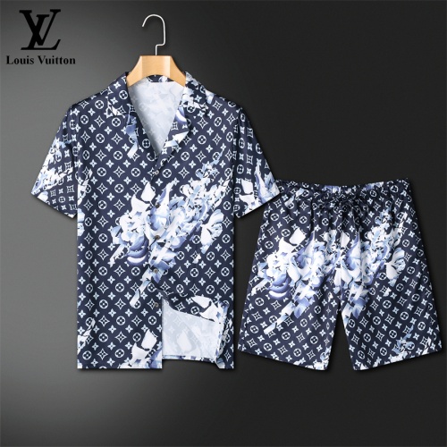 Wholesale Louis Vuitton LV Tracksuits Short Sleeved For Men #1211436 $72.00 USD, Wholesale Quality Replica Louis Vuitton LV Tracksuits