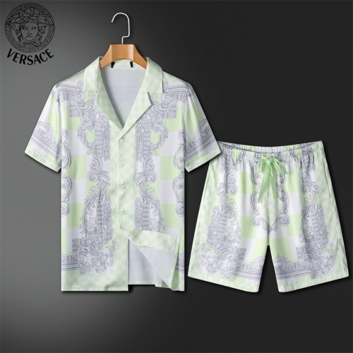 Wholesale Versace Tracksuits Short Sleeved For Men #1211450 $72.00 USD, Wholesale Quality Replica Versace Tracksuits