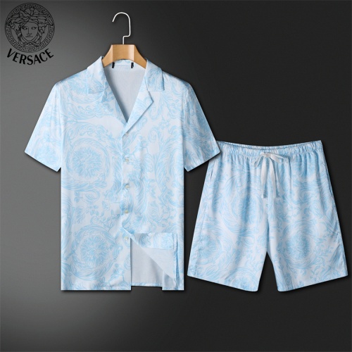 Wholesale Versace Tracksuits Short Sleeved For Men #1211451 $72.00 USD, Wholesale Quality Replica Versace Tracksuits