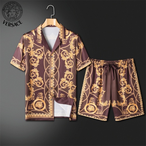 Wholesale Versace Tracksuits Short Sleeved For Men #1211453 $72.00 USD, Wholesale Quality Replica Versace Tracksuits