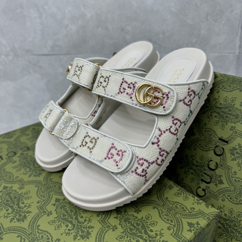 Replica Gucci Slippers For Women #1211455 $92.00 USD for Wholesale