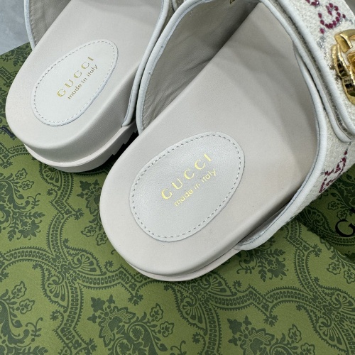 Replica Gucci Slippers For Women #1211455 $92.00 USD for Wholesale