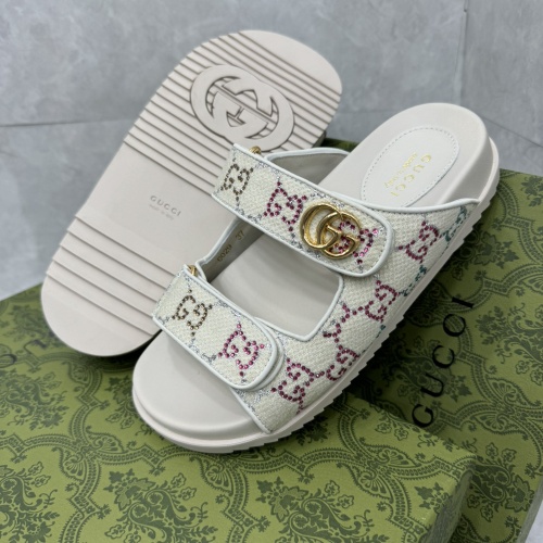 Replica Gucci Slippers For Women #1211455 $92.00 USD for Wholesale