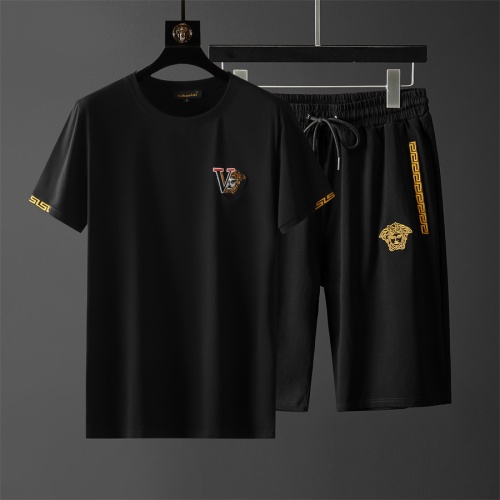 Wholesale Versace Tracksuits Short Sleeved For Men #1211498 $64.00 USD, Wholesale Quality Replica Versace Tracksuits