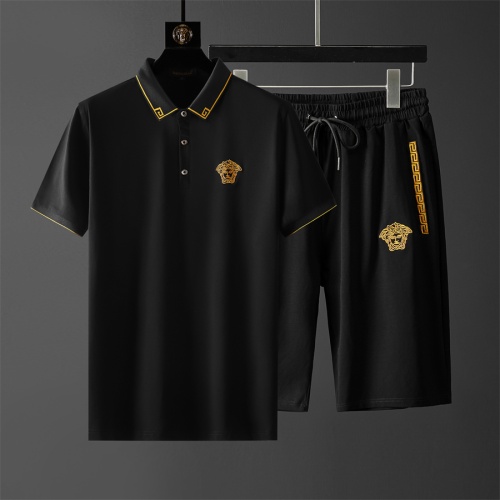 Wholesale Versace Tracksuits Short Sleeved For Men #1211503 $68.00 USD, Wholesale Quality Replica Versace Tracksuits