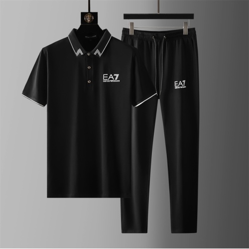 Wholesale Armani Tracksuits Short Sleeved For Men #1211538 $72.00 USD, Wholesale Quality Replica Armani Tracksuits