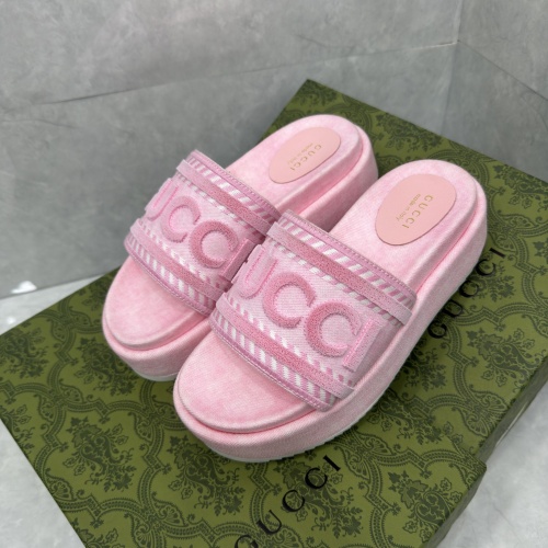 Wholesale Gucci Slippers For Women #1211557 $88.00 USD, Wholesale Quality Replica Gucci Slippers