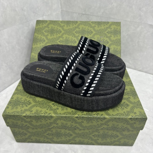 Replica Gucci Slippers For Women #1211559 $88.00 USD for Wholesale