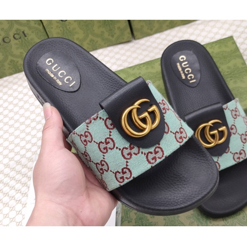 Replica Gucci Slippers For Women #1211566 $52.00 USD for Wholesale