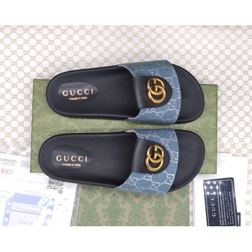 Replica Gucci Slippers For Women #1211572 $52.00 USD for Wholesale