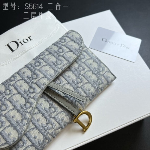 Replica Christian Dior Wallets #1211656 $52.00 USD for Wholesale