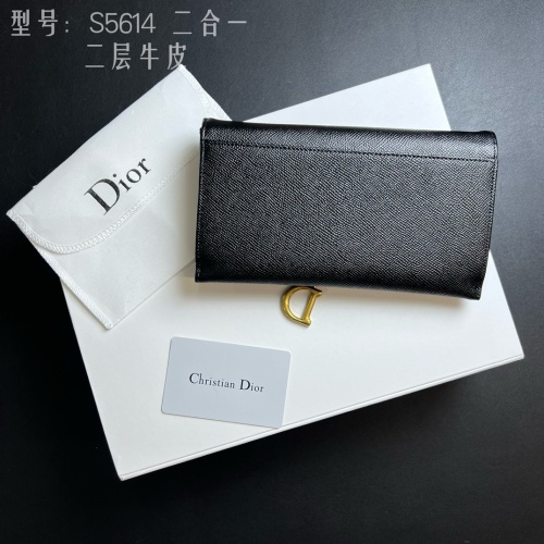 Replica Christian Dior Wallets #1211657 $52.00 USD for Wholesale