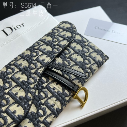 Replica Christian Dior Wallets #1211658 $52.00 USD for Wholesale