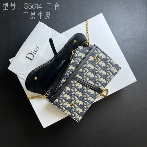 Replica Christian Dior Wallets #1211658 $52.00 USD for Wholesale