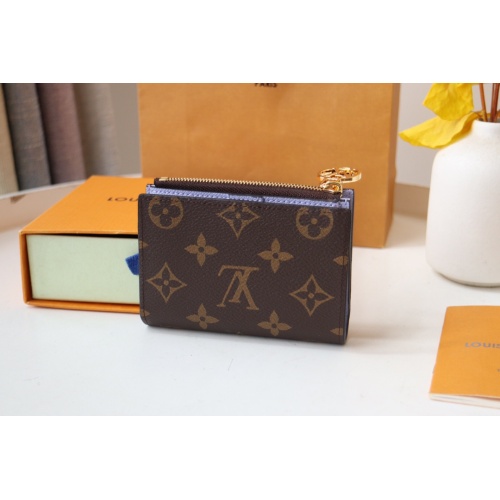 Wholesale Louis Vuitton AAA Quality Card Case In Purple #1211685 $72.00 USD, Wholesale Quality Replica Louis Vuitton AAA+ Quality Wallets