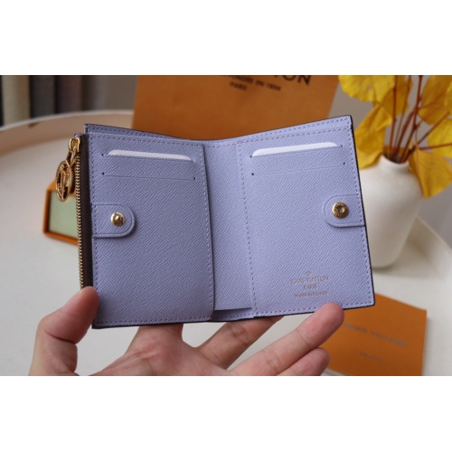 Replica Louis Vuitton AAA Quality Card Case In Purple #1211685 $72.00 USD for Wholesale