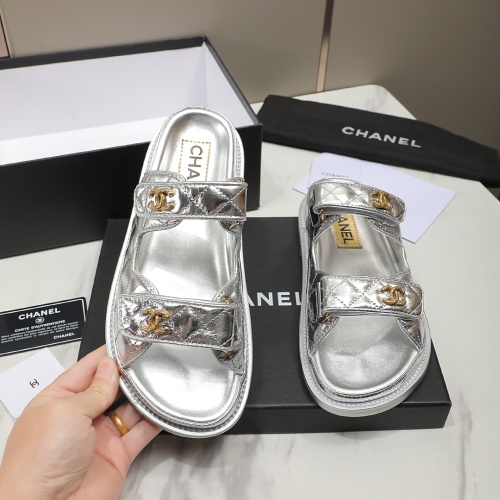 Replica Chanel Slippers For Women #1211700 $92.00 USD for Wholesale