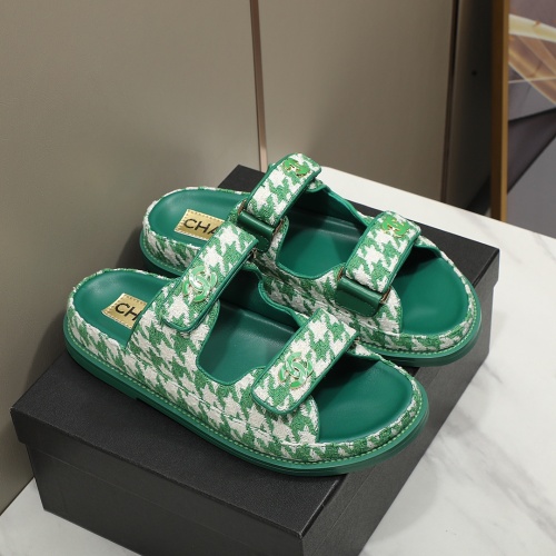 Replica Chanel Slippers For Women #1211702 $92.00 USD for Wholesale