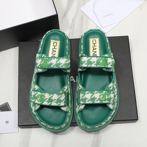 Replica Chanel Slippers For Women #1211702 $92.00 USD for Wholesale