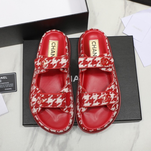 Replica Chanel Slippers For Women #1211703 $92.00 USD for Wholesale