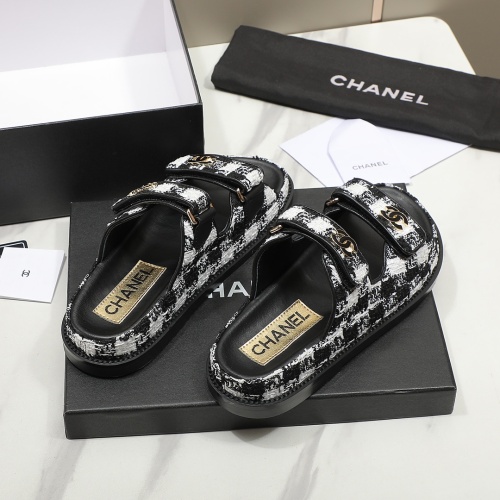 Replica Chanel Slippers For Women #1211704 $92.00 USD for Wholesale