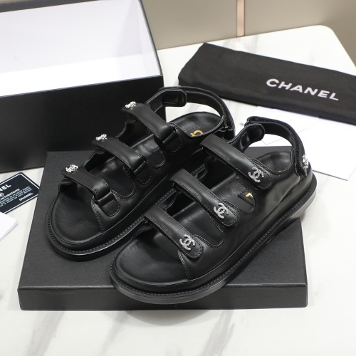 Wholesale Chanel Sandal For Women #1211706 $100.00 USD, Wholesale Quality Replica Chanel Sandal