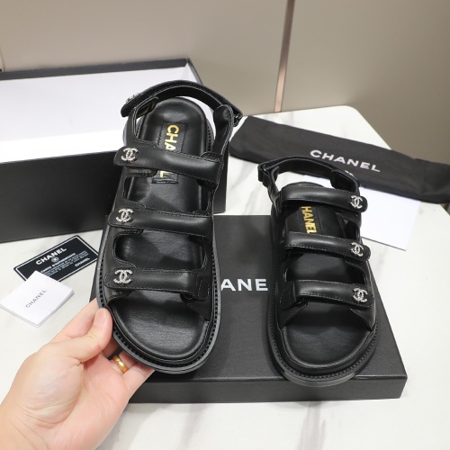 Replica Chanel Sandal For Women #1211706 $100.00 USD for Wholesale