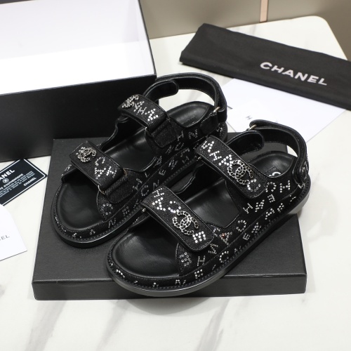 Wholesale Chanel Sandal For Women #1211708 $102.00 USD, Wholesale Quality Replica Chanel Sandal