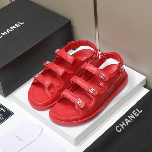 Wholesale Chanel Sandal For Women #1211710 $100.00 USD, Wholesale Quality Replica Chanel Sandal