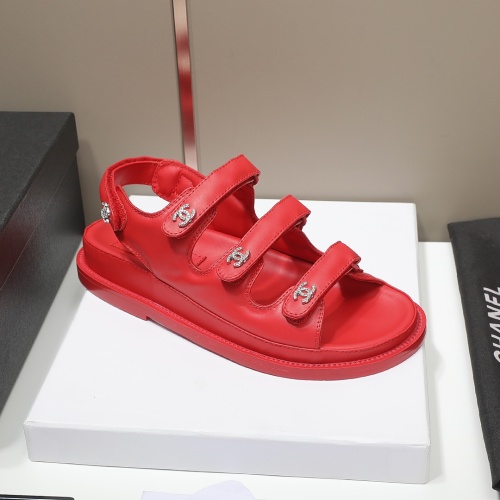 Replica Chanel Sandal For Women #1211710 $100.00 USD for Wholesale