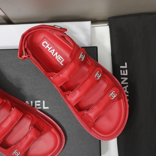 Replica Chanel Sandal For Women #1211710 $100.00 USD for Wholesale