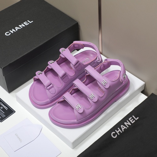 Wholesale Chanel Sandal For Women #1211711 $100.00 USD, Wholesale Quality Replica Chanel Sandal