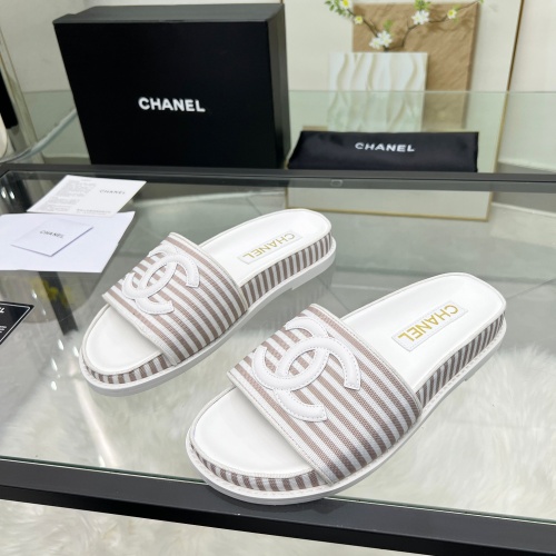 Wholesale Chanel Slippers For Women #1211732 $72.00 USD, Wholesale Quality Replica Chanel Slippers