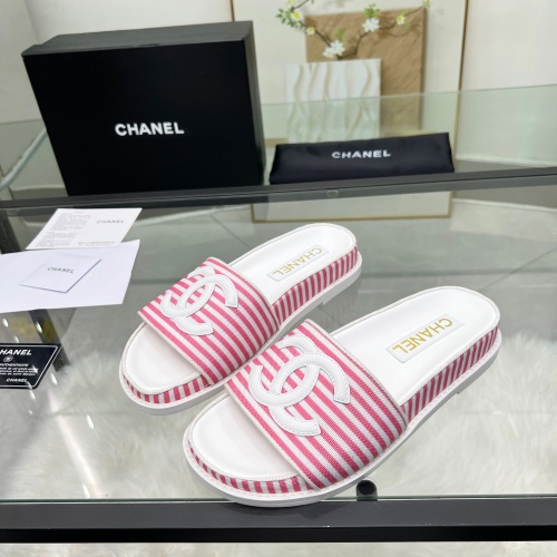 Wholesale Chanel Slippers For Women #1211733 $72.00 USD, Wholesale Quality Replica Chanel Slippers