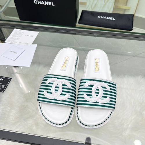 Wholesale Chanel Slippers For Women #1211736 $72.00 USD, Wholesale Quality Replica Chanel Slippers