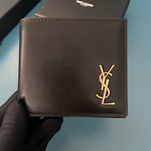 Wholesale Yves Saint Laurent YSL Man Wallets #1211778 $40.00 USD, Wholesale Quality Replica Yves Saint Laurent YSL AAA Man Wallets