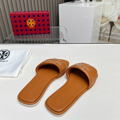 Replica Tory Burch TB Slippers For Women #1211799 $68.00 USD for Wholesale