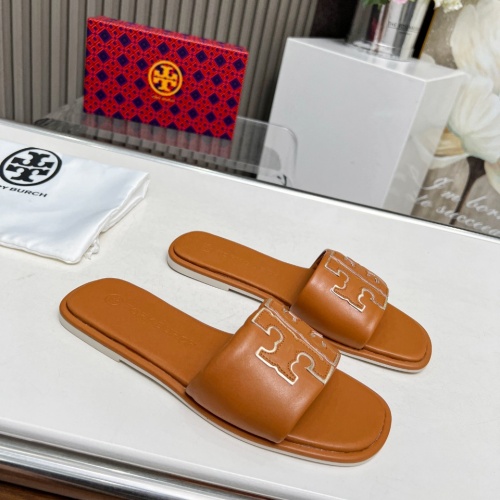 Replica Tory Burch TB Slippers For Women #1211799 $68.00 USD for Wholesale